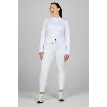 Pantaloni da donna Pikeur New Candela con falso fondello in pelle 3978 a vita alta Pantaloni da donna Pikeur New Candela con falso fondello in pelle 3978 a vita alta