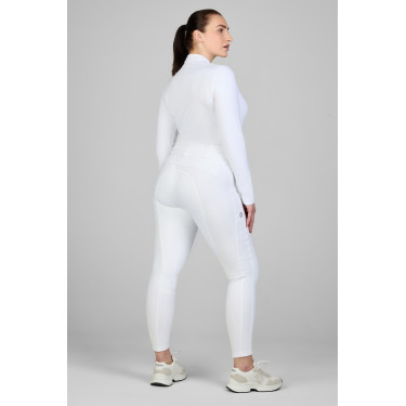 Pantaloni da donna Pikeur New Candela con falso fondello in pelle 3978 a vita alta Pantaloni da donna Pikeur New Candela con falso fondello in pelle 3978 a vita alta