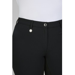 Pantaloni Pikeur da donna New Lugana con falso fondo in pelle 0908 vita media Pantaloni Pikeur da donna New Lugana con falso fondo in pelle 0908 vita media