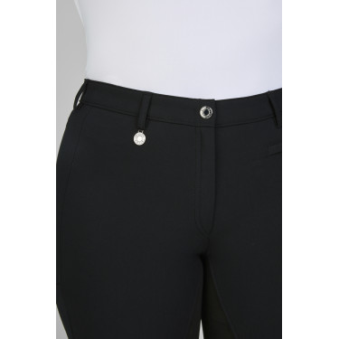Pantaloni Pikeur da donna New Lugana con falso fondo in pelle 0908 vita media Pantaloni Pikeur da donna New Lugana con falso fondo in pelle 0908 vita media