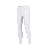 Pantaloni Pikeur uomo Navaro full grip Bianco Pantaloni Pikeur uomo Navaro full grip Bianco