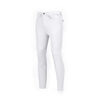Pantaloni Pikeur da uomo Navaro grip alle ginocchia Bianco