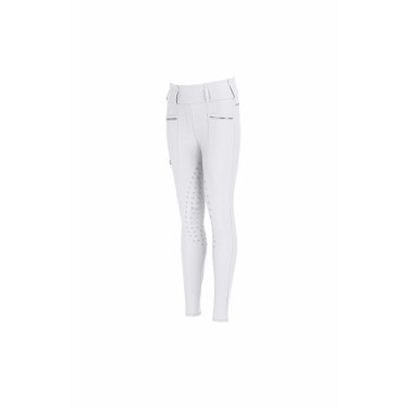 Pantaloni Pikeur Lilith da ragazza full grip a vita alta 9105 Bianco