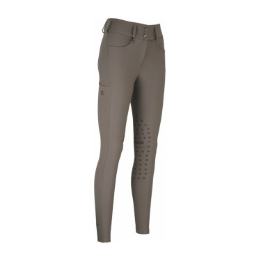 Pantaloni Amia 6805 Pikeur grip alle ginocchia vita media donna Talpa Marrone