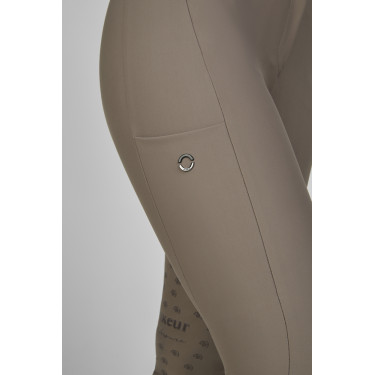 Pantaloni Amia 6805 Pikeur grip alle ginocchia vita media donna Talpa Marrone