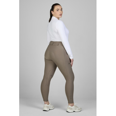Pantaloni Amia 6805 Pikeur grip alle ginocchia vita media donna Talpa Marrone