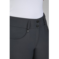 Pantaloni Amia 6805 Pikeur grip alle ginocchia vita media donna Ombra scura Grigio