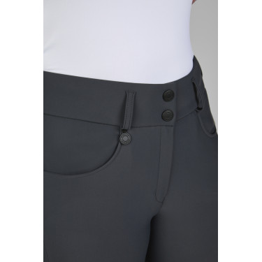 Pantaloni Amia 6805 Pikeur grip alle ginocchia vita media donna Ombra scura Grigio