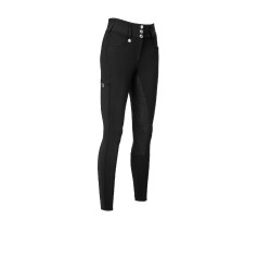 Pantaloni Pikeur donna New Candela full grip 3906 a vita alta Nero