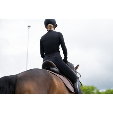 Pantaloni Pikeur donna New Candela full grip 3906 a vita alta Nero