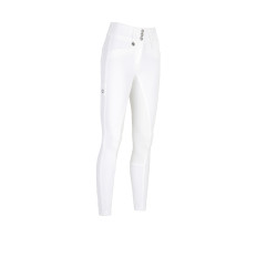 Pantaloni Pikeur donna New Candela full grip 3906 a vita alta Bianco