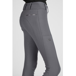 Pantaloni Pikeur a vita media da ragazza full grip 9306 Grigio chiaro Pantaloni Pikeur a vita media da ragazza full grip 9306 Grigio chiaro