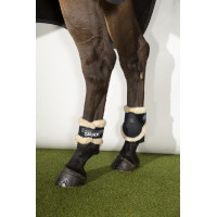 Paratendini Eskadron elastici con finta pelliccia Nero Paratendini Eskadron elastici con finta pelliccia Nero