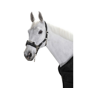 Capestro di controllo con catena Sliding Eskadron Nero