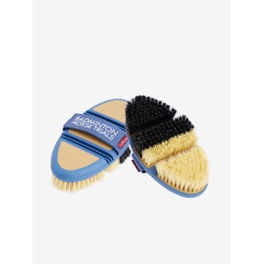 Spazzola Flexi Half & Half Grooming LeMieux Blu Badminton