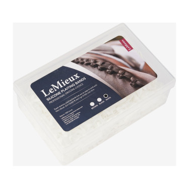 Scatole di elastici in silicone LeMieux Bianco