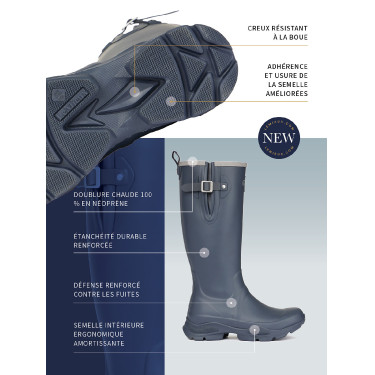 Stivali in gomma LeMieux Ultra Stride Wellington Quercia