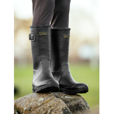 Stivali in gomma LeMieux Ultra Stride Young Rider Nero