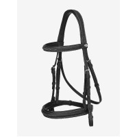 Briglia Hunter con lacci LeMieux Havana / argento Marrone