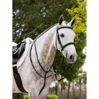 Martingala fissa Hunter LeMieux Havana / argento Marrone