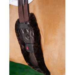 Gurtenschutz Jumping LeMieux Anatomic aus Merino+ Wolle Marrone