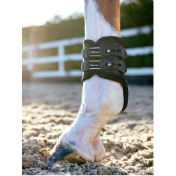 Einfache Gamaschen Exo-Flex® LeMieux Nero / argento Einfache Gamaschen Exo-Flex® LeMieux Nero / argento