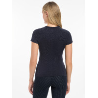 T-shirt a maniche corte LeMieux senza cuciture Britney Marina Blu marino T-shirt a maniche corte LeMieux senza cuciture Britney Marina Blu marino