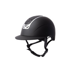 Casco da equitazione con ornamento in cristallo Horze Arix II