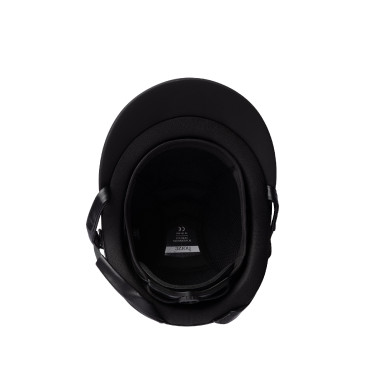 Casco da equitazione con ornamento in cristallo Horze Arix II Nero / argento
