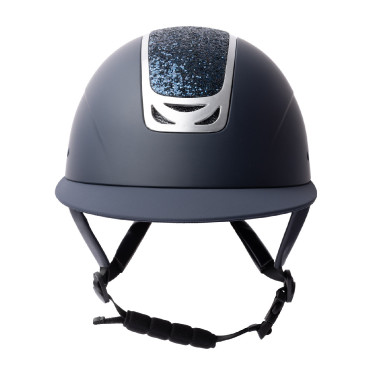 Casco da equitazione con ornamento in cristallo Horze Arix II Blu scuro / blu scuro Casco da equitazione con ornamento in cristallo Horze Arix II Blu scuro / blu scuro