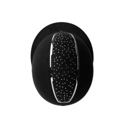 Casco da equitazione Solara II Horze Nero / bianco