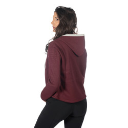 Felpa Livigno donna HKM Bordeaux Felpa Livigno donna HKM Bordeaux