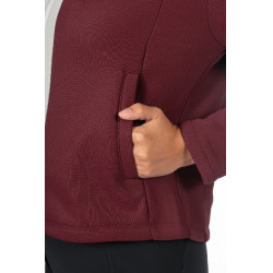 Felpa Livigno donna HKM Bordeaux Felpa Livigno donna HKM Bordeaux