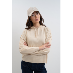 Felpa con cappuccio Plume Harcour donna