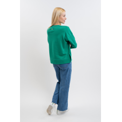 Felpa Santana Harcour Verde smeraldo Felpa Santana Harcour Verde smeraldo