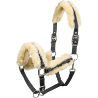 Capezza Equithème in vera lana d'agnello Nero Capezza Equithème in vera lana d'agnello Nero