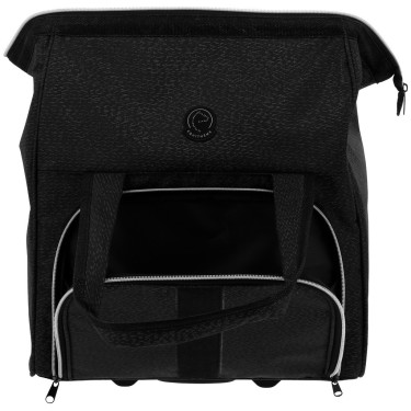 Borsa per strigliatura con rotelle Equithème Nero Borsa per strigliatura con rotelle Equithème Nero