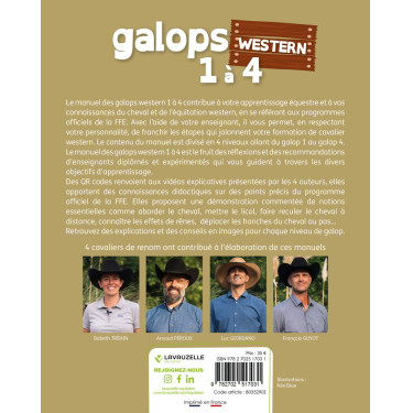 Galop WESTERN da 1 a 4 con Video Lavauzelle Galop WESTERN da 1 a 4 con Video Lavauzelle
