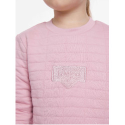Maglia Mini LeMieux Cici Crew Fioritura Rosa