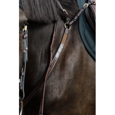 Brustblatt mit geflochtenem Steg D Kollektion Dy'on Marrone