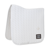Sottosella da competizione Fishbone con 2 numeri Kentucky Dressage Bianco Sottosella da competizione Fishbone con 2 numeri Kentucky Dressage Bianco