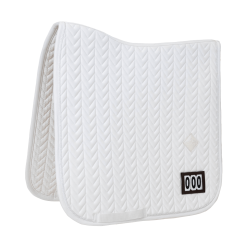 Sottosella da competizione Fishbone con 2 numeri Kentucky Dressage Bianco Sottosella da competizione Fishbone con 2 numeri Kentucky Dressage Bianco