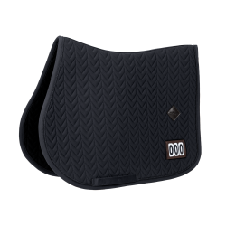 Sottosella da competizione Fishbone con 2 numeri Kentucky Jumping Nero