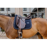 Tappeto onion quilt rubber logoo dressage Kentucky Marina Blu marino Tappeto onion quilt rubber logoo dressage Kentucky Marina Blu marino