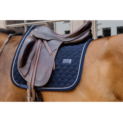 Tappeto onion quilt rubber logoo dressage Kentucky Marina Blu marino