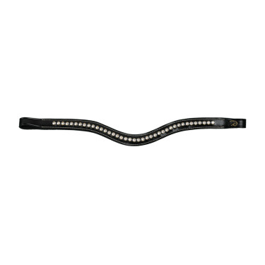 Frontalino Swarovski V Bianco Dy'on D Collection Nero