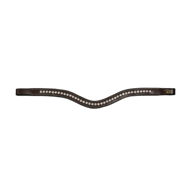 Frontalino Swarovski V Bianco Dy'on D Collection Marrone Frontalino Swarovski V Bianco Dy'on D Collection Marrone