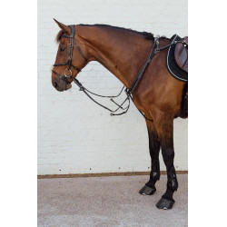 Capezzina incrociata intrecciata New English Collection Dy'on Nero Capezzina incrociata intrecciata New English Collection Dy'on Nero