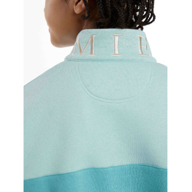 Maglia LeMieux con zip a un quarto Kate Young Rider Laguna Blu