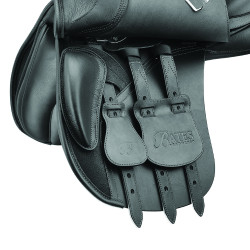 Sella mista Bates in cuoio Heritage Nero Sella mista Bates in cuoio Heritage Nero